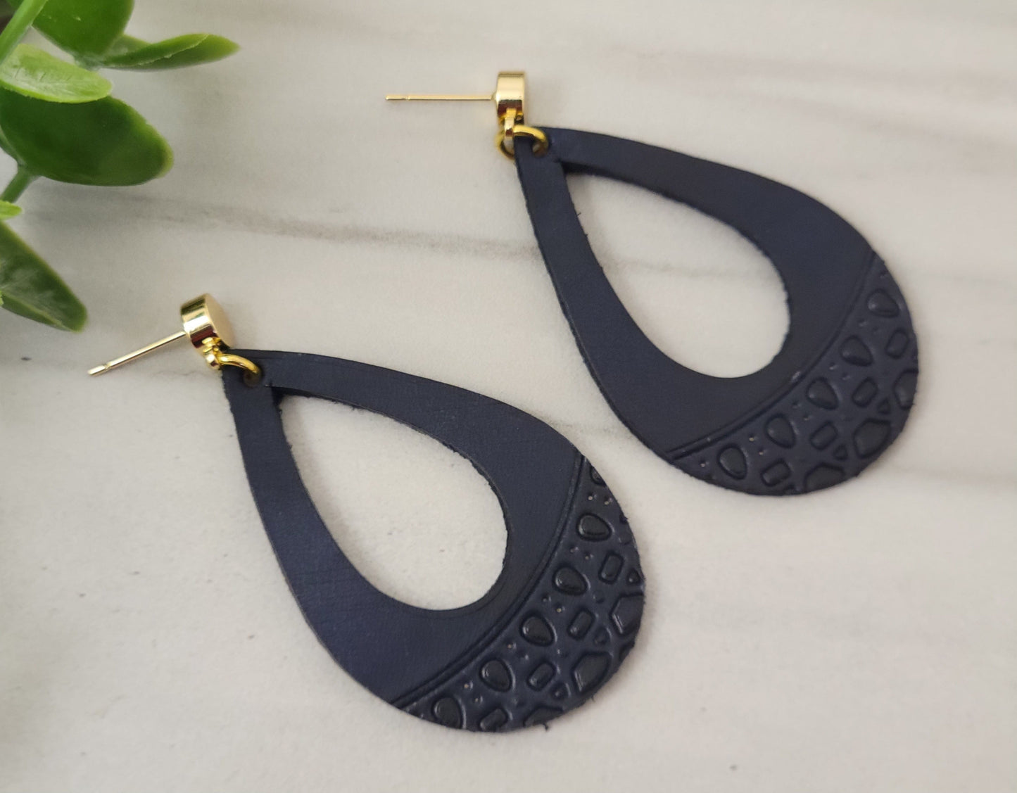 Navy Tribal Teardrops