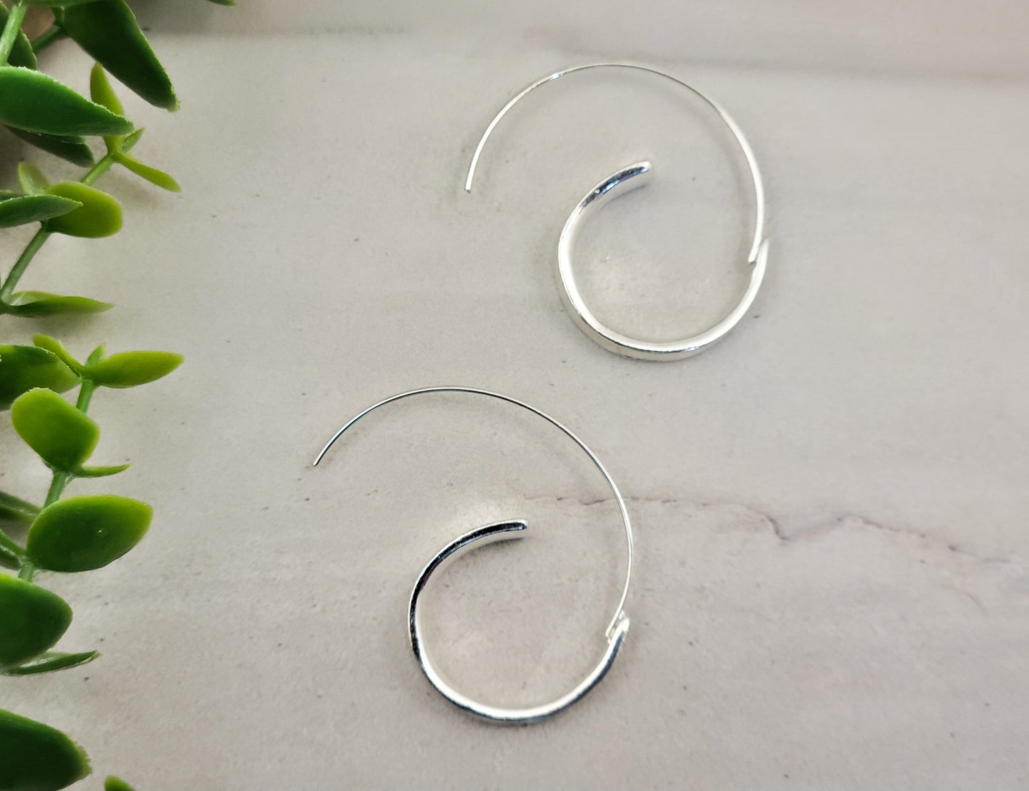 Gold Boho Geometric Hoop Earrings