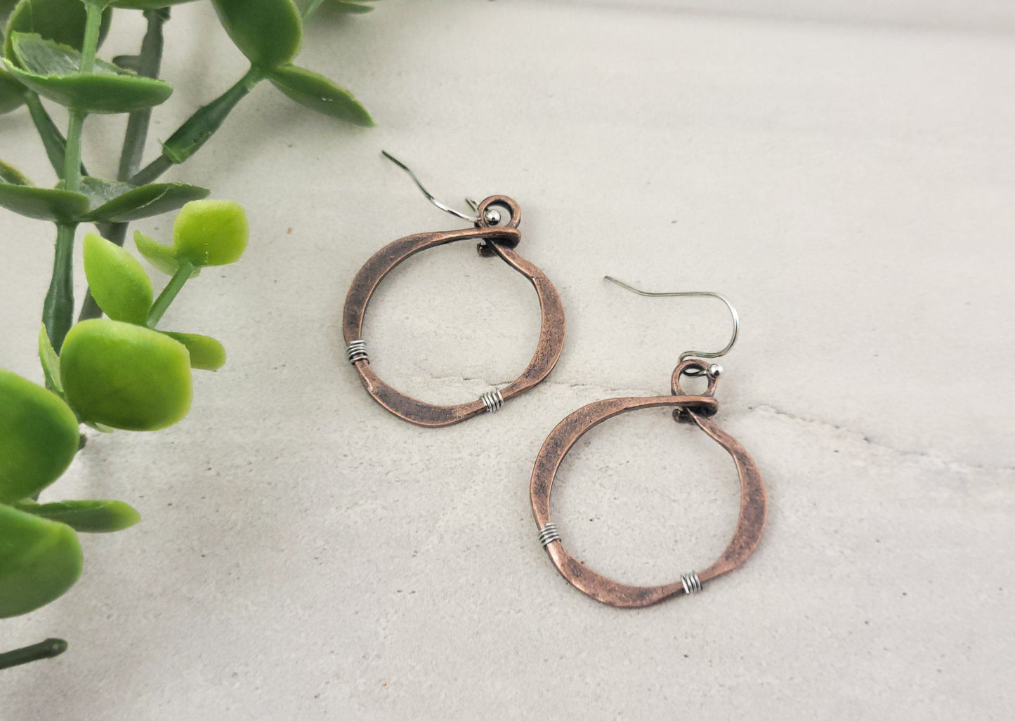 Bronze Hoops