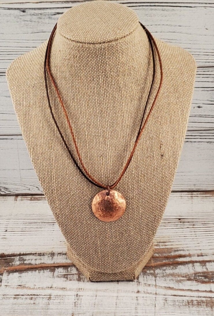 Hammered Copper Necklace